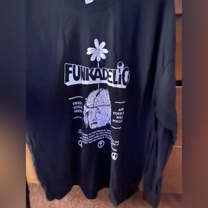 Black Funkadelic Graphic Long Sleeve Shirt